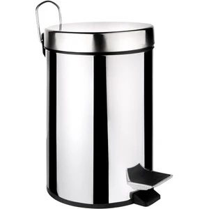 Paslanmaz Pedallı 3 Lt Çöp Kovası