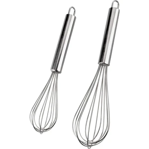 Kitchen Damys Lüks Paslanmaz Çelik Çırpıcı Set2'li 25 cm - 20 cm