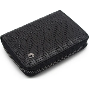 Siyah Gladyatör Unisex Deri Cüzdan 24375G65