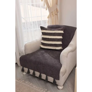 Aisha's Design Sırt ve Oturma Kısmını Kapatan Püsküllü Koltuk Örtüsü 180X75 CM,KO-31T