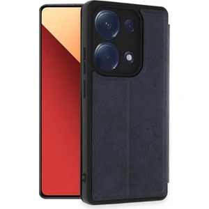 M.TK Moveteck Xiaomi Redmi Note 13 Pro 4g Kılıf Kamera Korumalı Kartlıklı Cüzdanlı Kartvizit Bölmeli Standlı 360 Deri Kapak