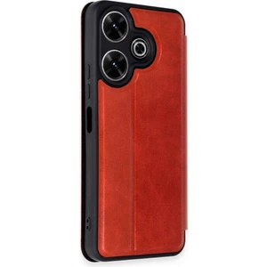 M.TK Moveteck Xiaomi Redmi 13 4g Kılıf Kamera Korumalı Kartlıklı Cüzdanlı Kartvizit Bölmeli Standlı 360 Deri Kapak