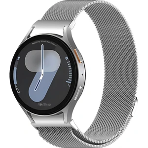 Novstrap Samsung Galaxy Watch 7 Fe 6 5 4 40-42-43-44-45-46-47 mm ile Uyumlu Kordon Tam Uyumlu Pimli Metal Hasır Çelik Kayış