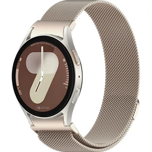 Novstrap Samsung Galaxy Watch 7 Fe 6 5 4 40-42-43-44-45-46-47 mm ile Uyumlu Kordon Tam Uyumlu Pimli Metal Hasır Çelik Kayış