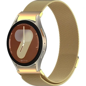 Novstrap Samsung Galaxy Watch 7 Fe 6 5 4 40-42-43-44-45-46-47 mm ile Uyumlu Kordon Tam Uyumlu Pimli Metal Hasır Çelik Kayış