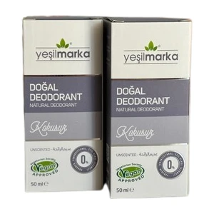 Doğal Deodorant Roll On Kokusuz 2li Set