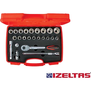 1/2'' Lokma Takımı 6 Köşe 24 Parça