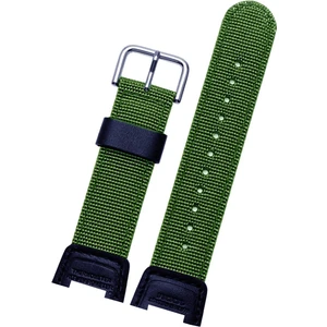 Casio Sgw 100 Saat Uyumlu Haki Renk Kumaş Tekstil Saat Kordonu Kayışı