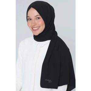 Medine Ipeği Şal - Siyah 1001