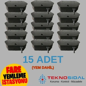 Fare Yemleme Istasyonu 15 Adet (Yem Dahildir)
