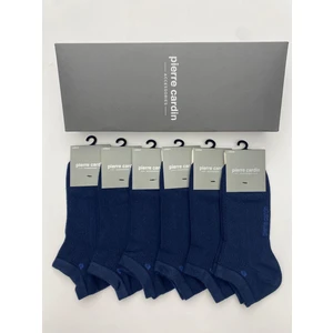 Pierre Cardin Pamuk 6'lı  Erkek Patik Çorabı 3033-PC Lacivert