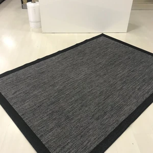 Reform Halı Jüt Sisal Gri Siyah Makine Halısı 9714