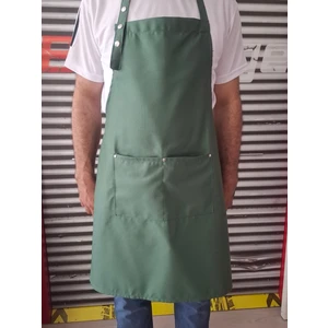Dery Collection Yeşil Mutfak Önlüğü Çıtçıt Ayarlı