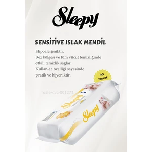 12 Al 11 Öde Sleepy Sensitive Islak Mendil 90'lı ve Rosıe