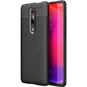 Xiaomi Mi 9T Silikon Kılıf Deri Desenli Kamera Korumalı Darbe Emici Kapak