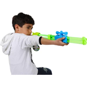Yaz Eğlencesi 2 Başlı Su Pompası Su Tabancası Havuz Sahil Deniz Plaj Oyuncağı Su Savaşı Oyunu 90 Cm.
