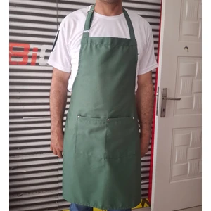 Dery Collection Yeşil Mutfak Önlüğü Leke Tutmayan Sıvı Itici Kumaş