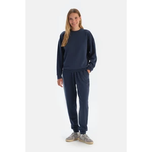 Lacivert Jogger Paça Modal Pantolon