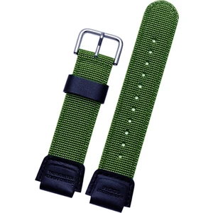 Casio Sgw 300 - Casio AE1000 Saat Uyumlu Haki Renk Kumaş Tekstil Saat Kordonu Kayışı