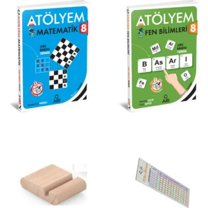 Arı Yayıncılık 2025 8. Sınıf LGS Matematik Atölyem - Fen Bilimleri Atölyem + Telefon Tutucu - Çözüm Ayracı
