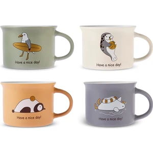 Animal 4'lü Çay Fincanı 160 ml