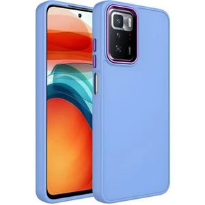 Techno Guru Redmi 10 Kılıf Metal Çerçeve ve Buton Tasarımlı Silikon Luna Kapak