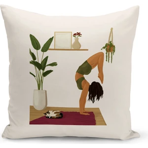 Bertille Home Bohem Serisi Çift Tarafı Dijital Baskılı Kırlent Kılıfı (Bohem Cushion Cover)