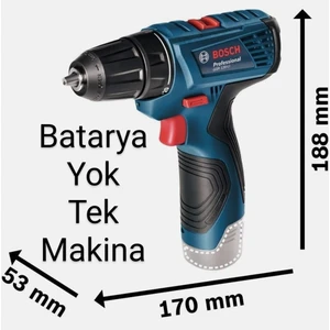 Gsr 120 Li (Çanta , Batarya ve Şarj Aleti Yoktur) Sadece Makine Bulunmaktadır