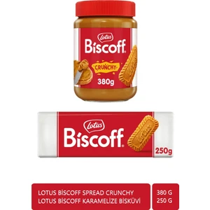 Biscoff 250 gr + Lotus Biscoff Spread Crunchy 380 gr