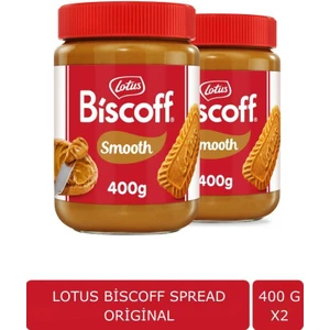 Lotus biscoff Spread Sürülebilir Bisküvi Kreması Ezmesi 400 gr x 2 Adet