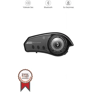 BT35 With Light Rgb Renkli Işıklı ve Yüksek Sesli Bluetooth Kask Intercom Motosiklet Interkom Kulaklık