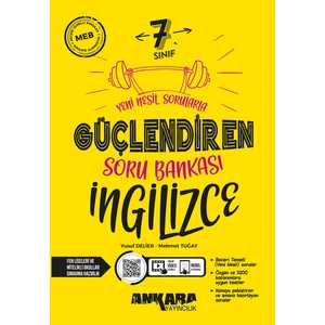 Ankara Yayıncılık 7. Sınıf Ingilizce Güçlendiren Soru Bankası 2024-2025 Güncel Baskı