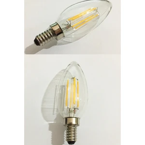 Neo Vista Rustik 4W C35 LED Filament Mum Tipi Ampul E14 Sarı Işık Dekoratif Vintage Aydınlatma