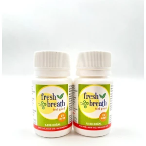 Fresh Breath 2 Kutu 25'Li Ağız Kokusu Önleyici, Nefes Temizleyici (Soğan, Sarımsak Koku Yok Edici)