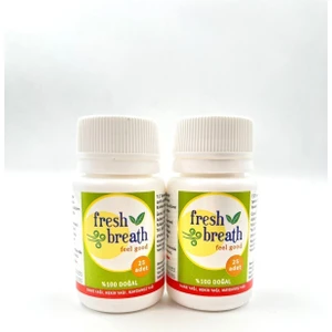 Fresh Breath 2 Kutu 25'Li Ağız Kokusu Önleyici, Nefes Temizleyici (Soğan, Sarımsak Koku Yok Edici)