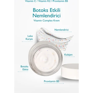 Botoks Etkili Nemlendirici Vitamin Complex Krem