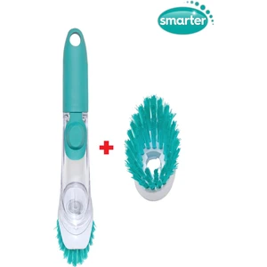 SMARTER Deterjan Hazneli Bulaşık Fırçası + Fırça Yedek Hediyeli
