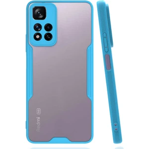 Xiaomi Redmi Infinix Note 11 Pro Plus 5g Kılıf Parfe Kapak-Mavi