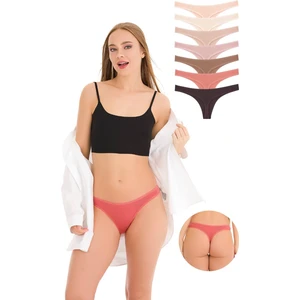New Lilla 10051-7 Pamuklu Tanga String 7'li Kadın Külot 10051-7-V6