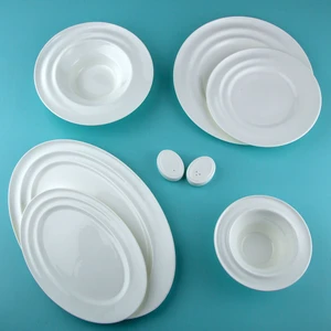 Aqua Beyaz 58 Parça 12 Kişilik Yemek Takımı