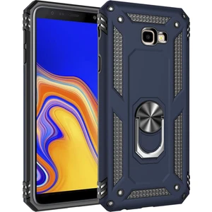 Samsung Galaxy J4+ Plus Kılıf Vega Yüzüklü Standlı Darbe Korumalı