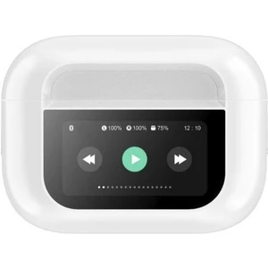 A9PRO Beyaz OLED Ekranlı Anc/enc Destekli 5.4 Bluetooth Kulaklık