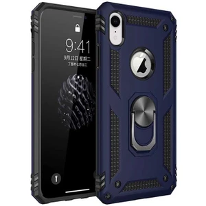 Apple iPhone Xr Kılıf Vega Yüzüklü Standlı Darbe Korumalı