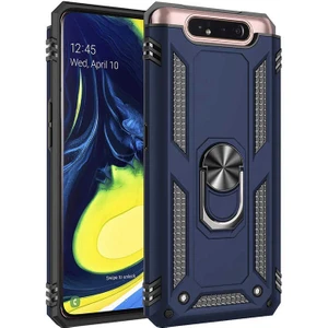 Samsung Galaxy A80 Kılıf Vega Yüzüklü Standlı Darbe Korumalı