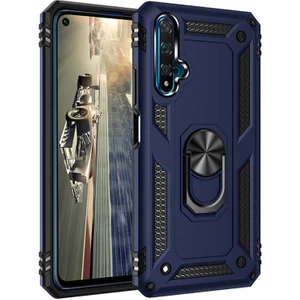 Huawei Honor 20 Kılıf Vega Yüzüklü Standlı Darbe Korumalı