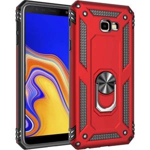 Samsung Galaxy J4+ Plus Kılıf Vega Yüzüklü Standlı Darbe Korumalı