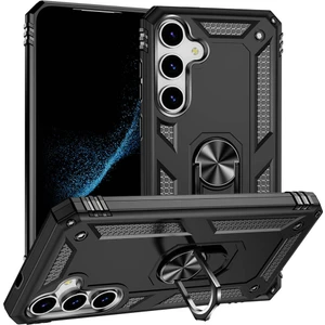 Samsung Galaxy S24 Kılıf Vega Yüzüklü Standlı + Ekran Koruyucu