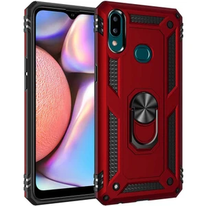 Samsung Galaxy A10S Kılıf Vega Yüzüklü Standlı + Ekran Koruyucu