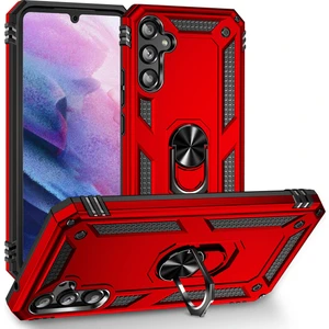 Samsung Galaxy M34 Kılıf Vega Yüzüklü Standlı + Ekran Koruyucu