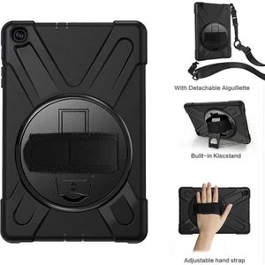 Samsung Galaxy Tab A Zırhlı Armour Defender Askılı Kılıf Sm - T510